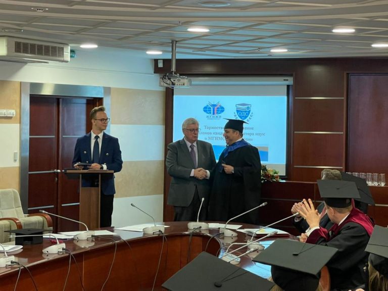 Поздравление Мурсалиеву Аразу с успешной защитой диссертации
